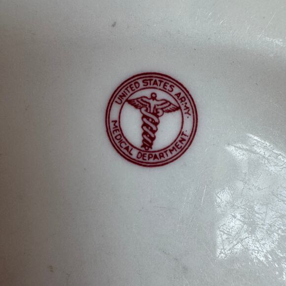 Vtg Shenango Bread Butter Plate 6.25" Restaurantware US Army Medical Department - Picture 2 of 6